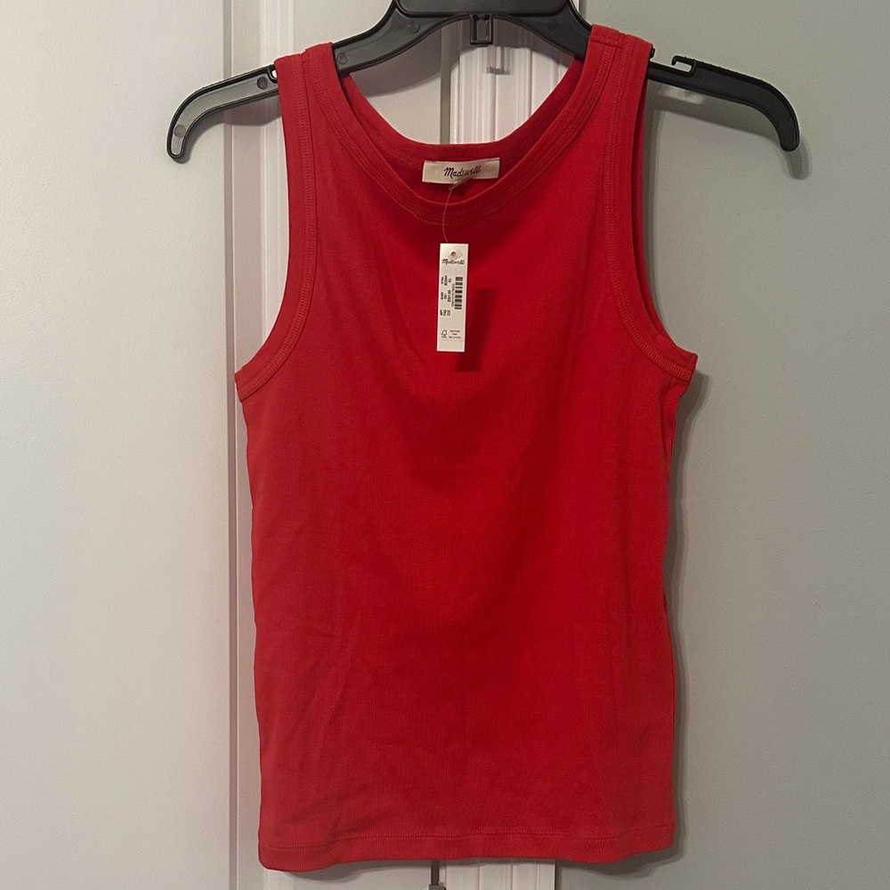 Madewell (re)generative cotton high-neck tank